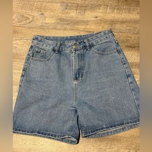 SHEIN Classic Blue Jean Shorts